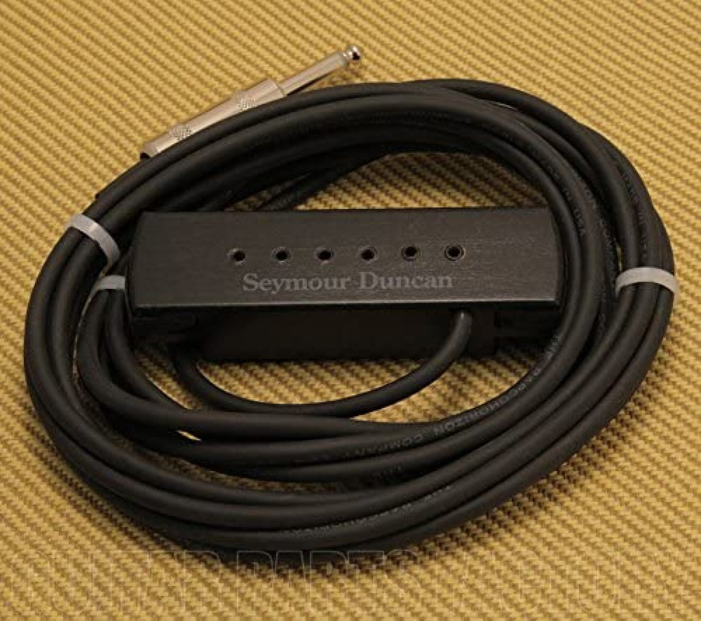 Seymour Duncan SA-3XL Woody XL Adjustable Acoustic Soundhole Pickup Black 11500-32-BLK w/Bonus RIS Picks (x3) 800315039616