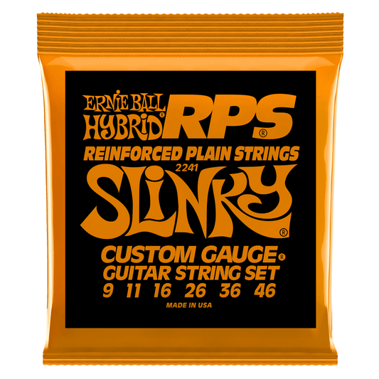 ERNIE BALL HYBRID SLINKY RPS NICKEL WOUND ELECTRIC GUITAR STRINGS - 9-46 GAUGE