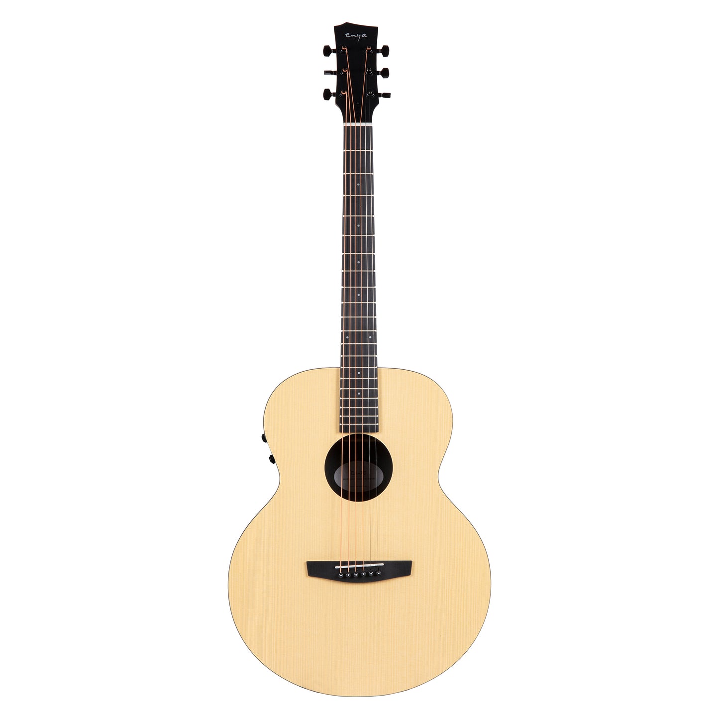 Enya EA X0 EQ Transacoustic Grand Auditorium acoustic guitar