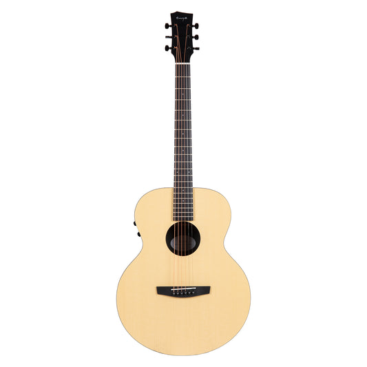 Enya EA X0 EQ Transacoustic Grand Auditorium acoustic guitar