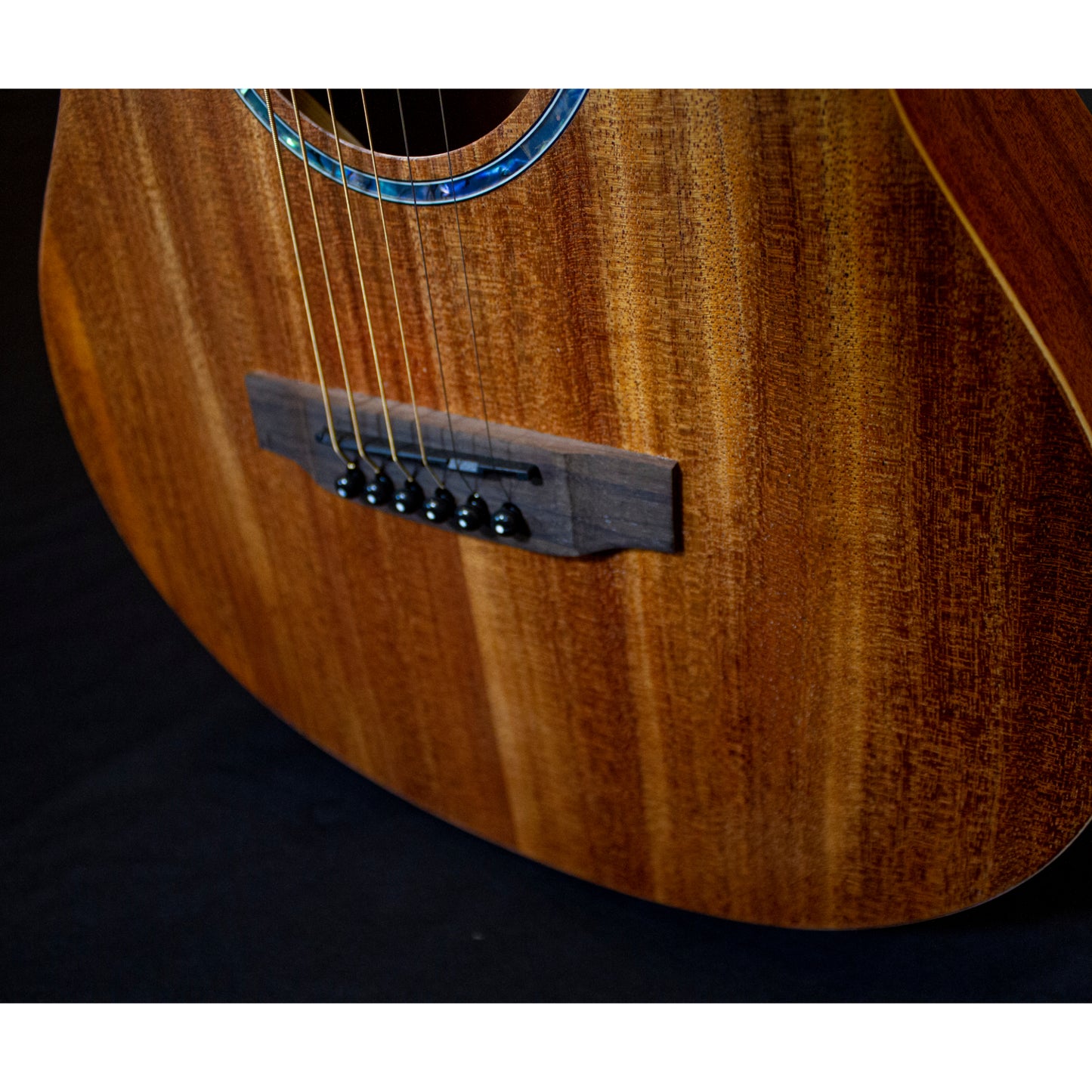 Richtone RT BG2 NA Travel Acoustic Guitar - All Mahogany