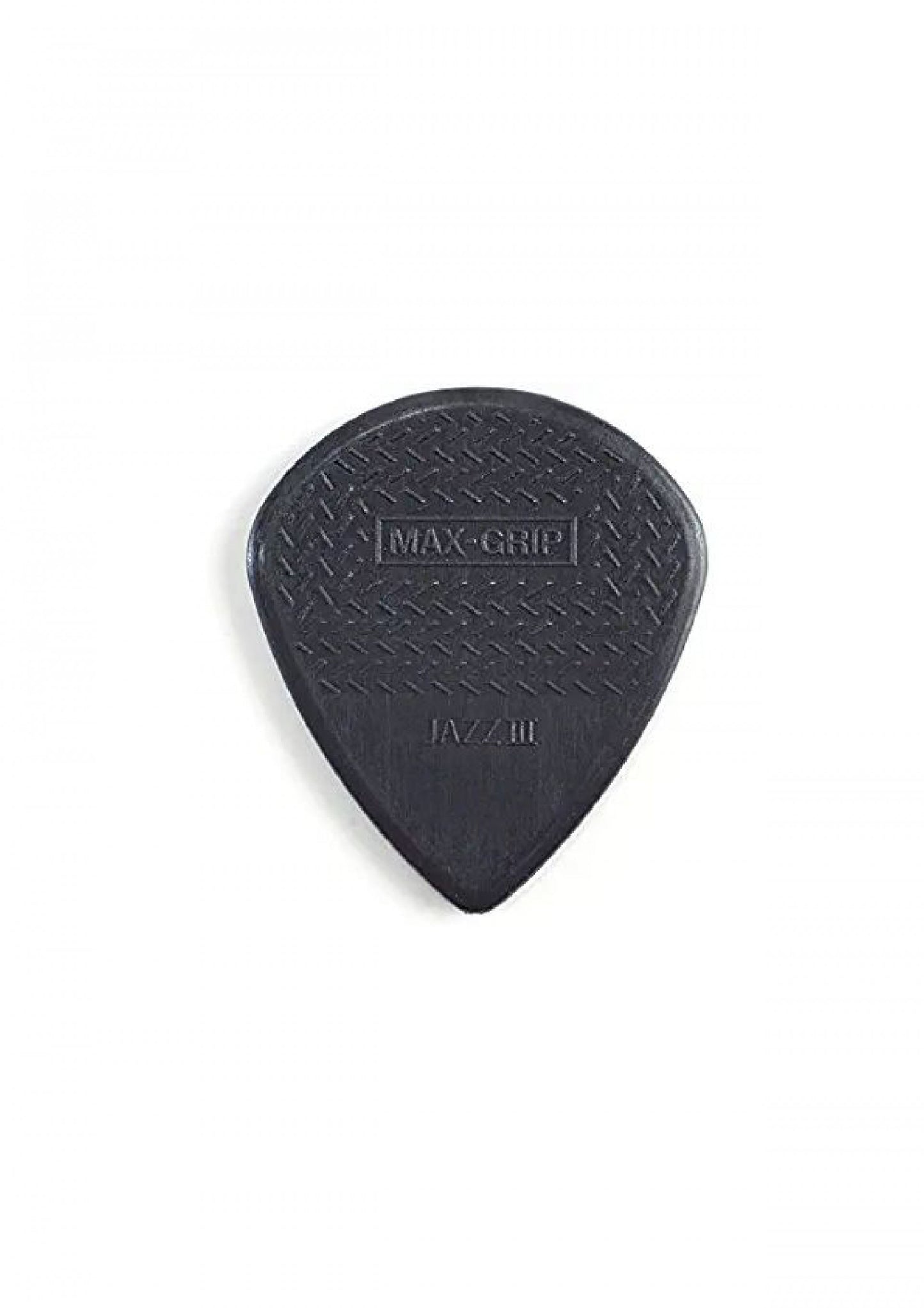 Jim Dunlop 471R3S Nylon Max Grip Jazz Guitar Pick, 24 Pieces in a Bag