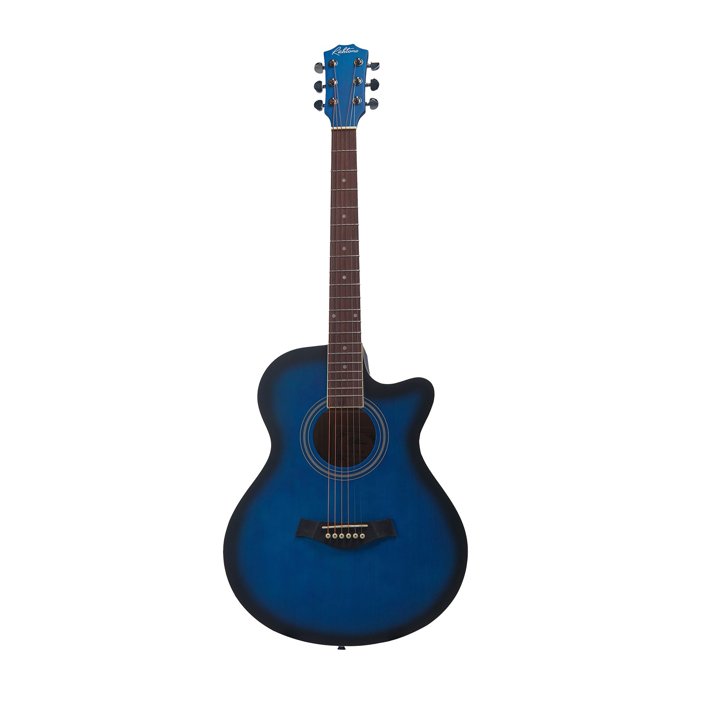 Richtone RT40C Acoustic Guitar- Blue Burst Matte