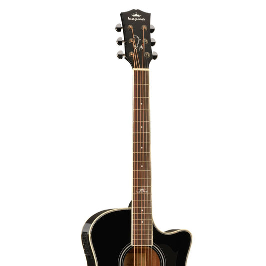 Kepma A1CE - Semi acoustic Guitar- Black Glossy