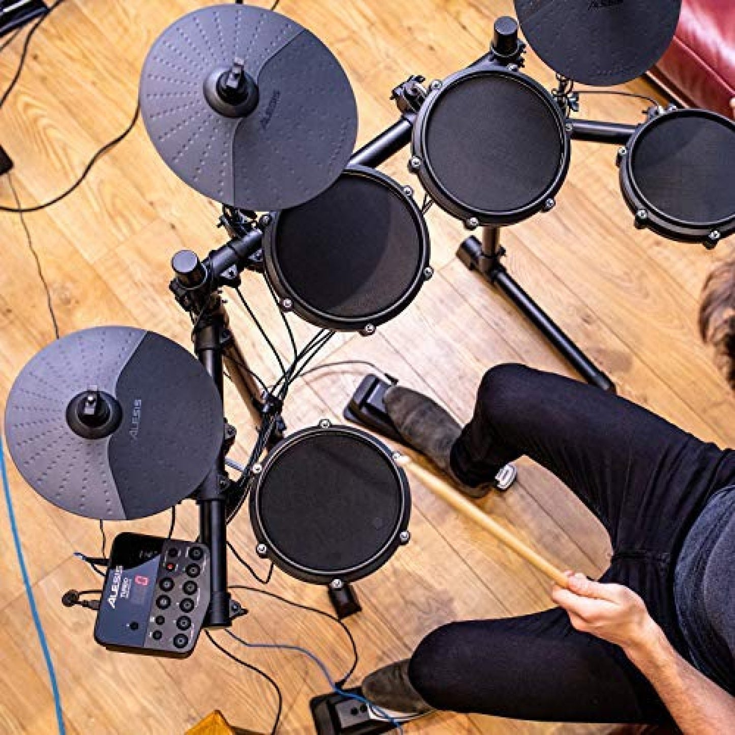 Alesis Turbo Mesh 7-Piece Electronic Drum Kit with Mesh Heads