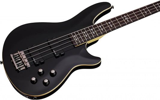 Schecter OMEN-4 4-String Bass Guitar, Black