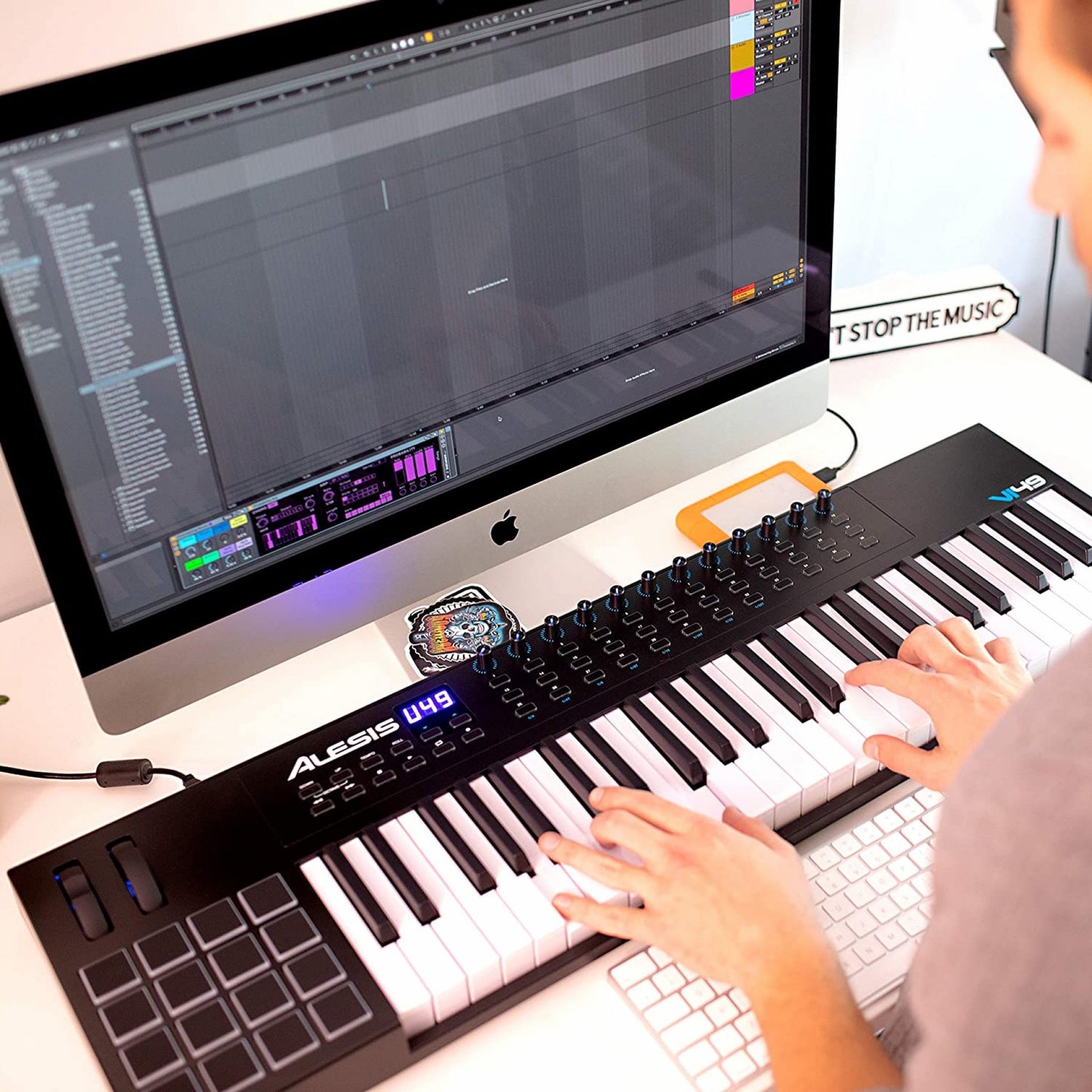Alesis VI49 Advanced 49-Key USB MIDI Pad/Keyboard Controller