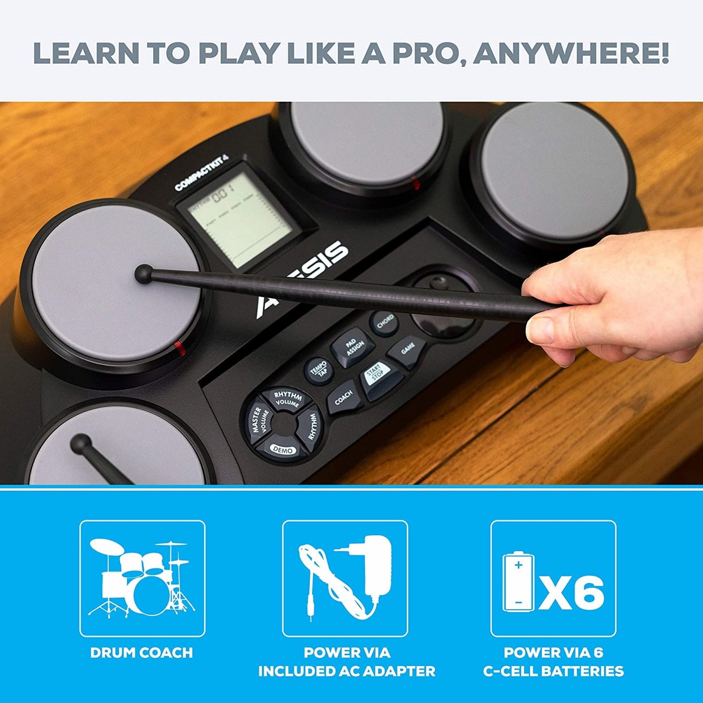 Alesis Compact Kit 4 Portable Electronic Drum Kit