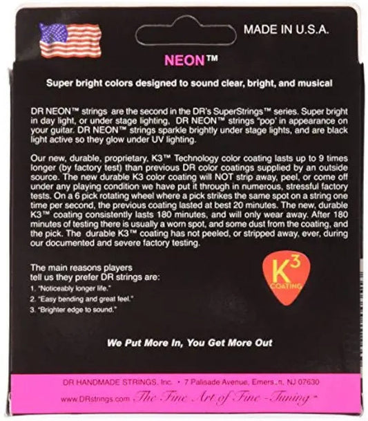 DR Strings HI-DEF NEON Electric Guitar Strings (NPE-9)
