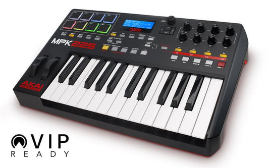 Akai Professional MPK225 USB/iOS MIDI Controller Keyboard With MPC Beats Software Pack