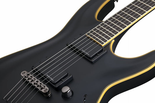 Schecter Blackjack ATX C-1 Electric Guitar (Aged Black Satin