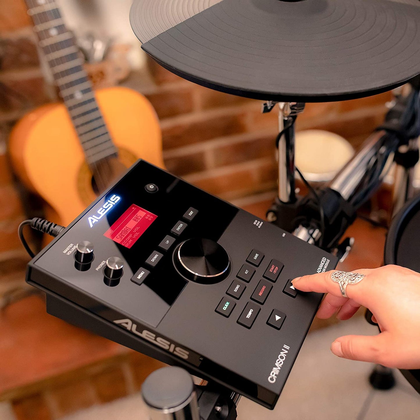 Alesis CRIMSON II KIT Nine-Piece Electronic Drum Kit with Mesh Heads