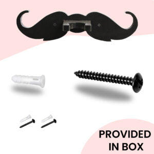 Guitar Wall Hanger - Black Moustache