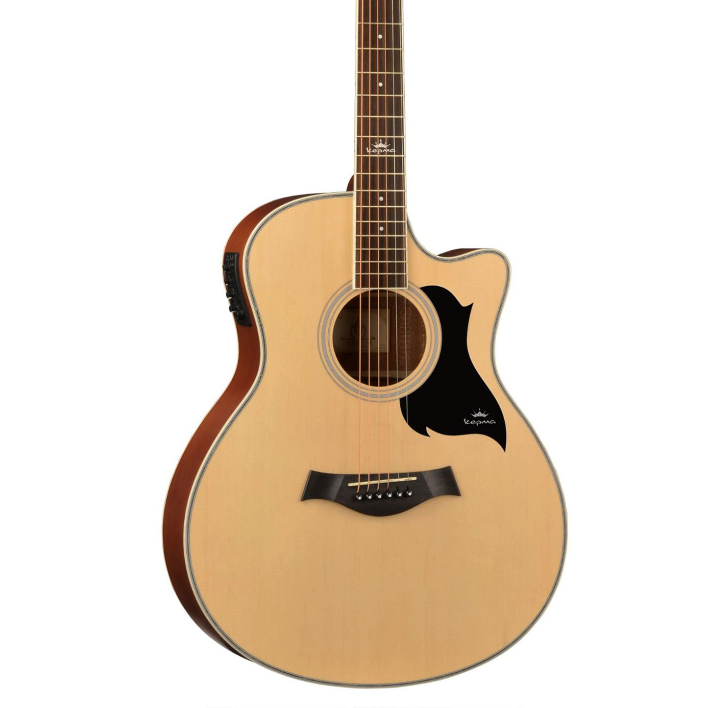 Kepma A1CE - Semi acoustic Guitar- Natural Matt