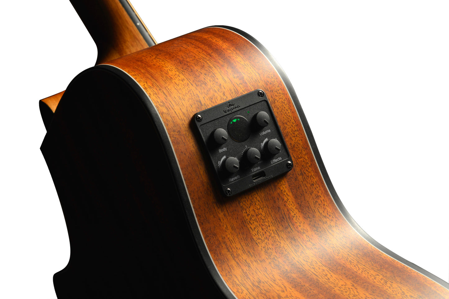 Kepma F0E GA TransAcoustic Guitar - Natural