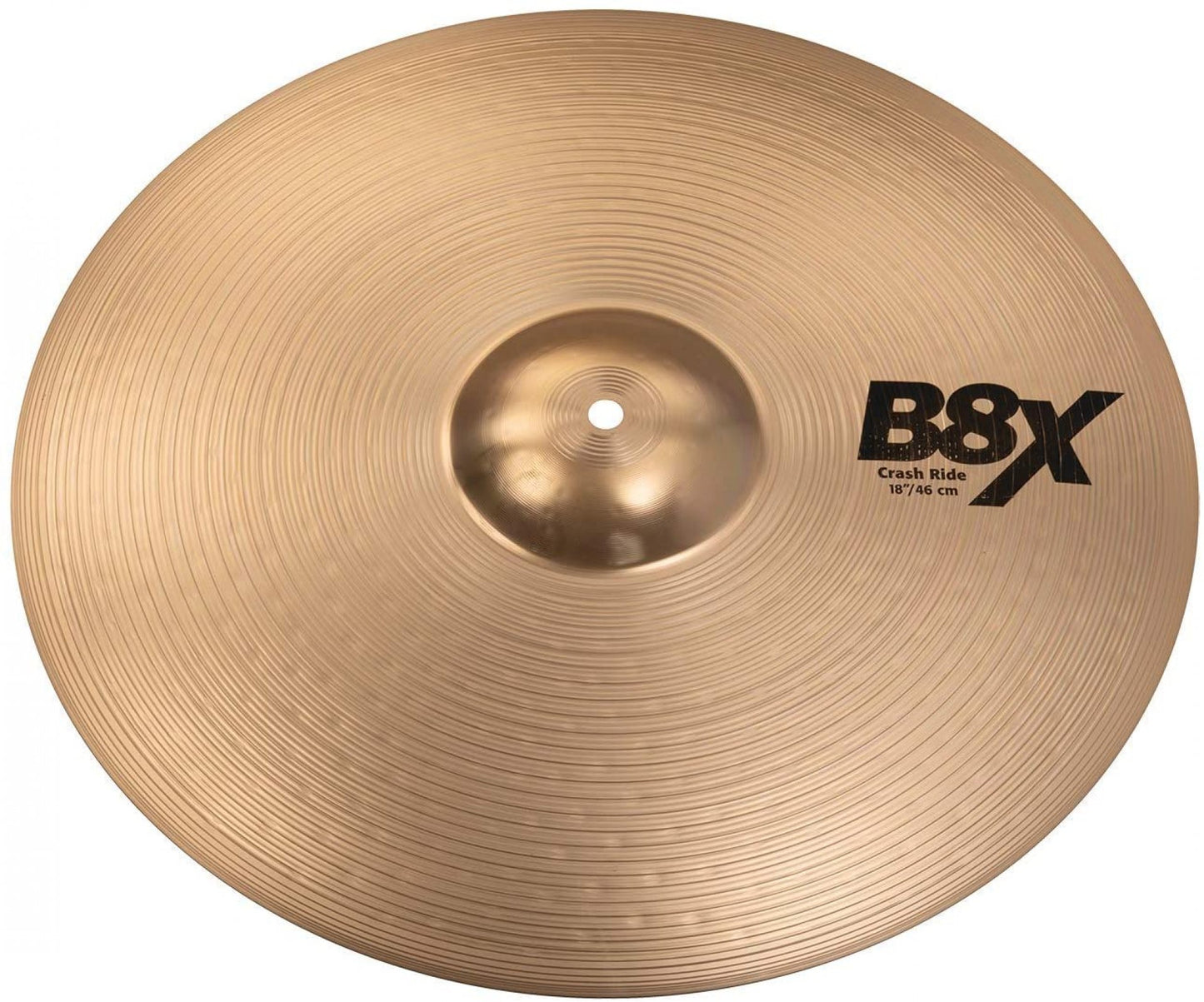 Sabian 41811X 18-inch B8X Crash Ride Cymbal (Golden)