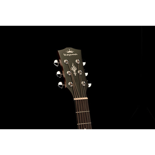 Kepma EAC Acoustic Guitar - Black Matt