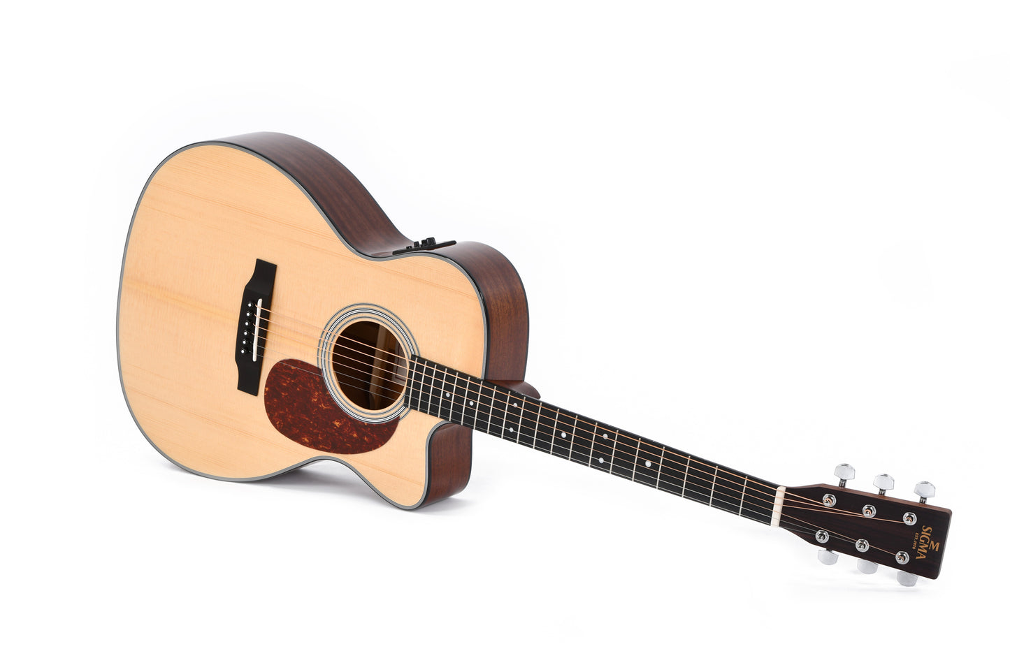 Sigma 000MC-1E Acoustic Guitar w/ Solid Sitka Spruce Top Cutaway