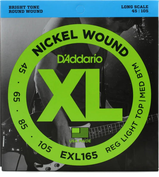 D'Addario EXL165, Bass Gtr String, Long Scale
