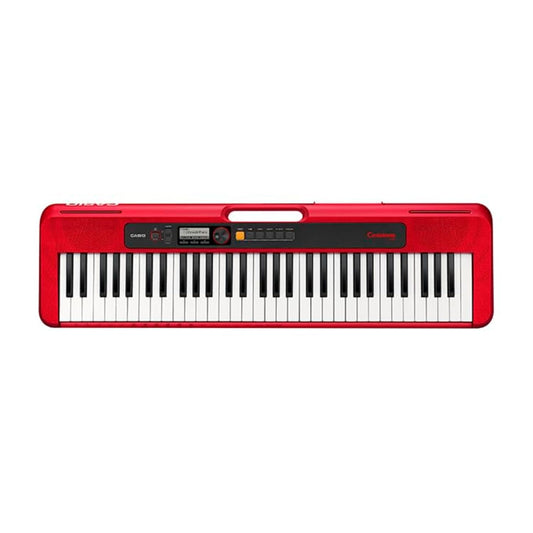 Casio CT-S200 RD Casiotone 61-Key Portable Keyboard With Adaptor