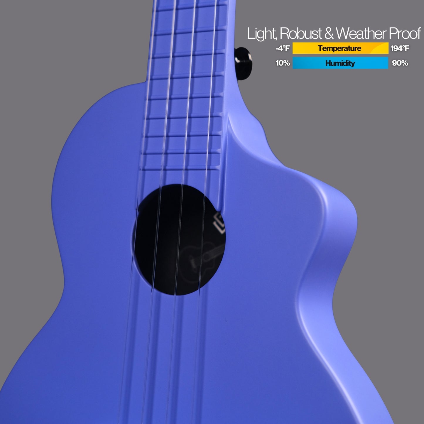 Strydom Concert BM-9C (STC1) Carbon Fiber Travel Ukulele- Very Peri