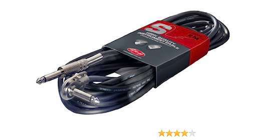 Stagg SGC6PL DL 6M Angled S Series Deluxe Instrument Cable