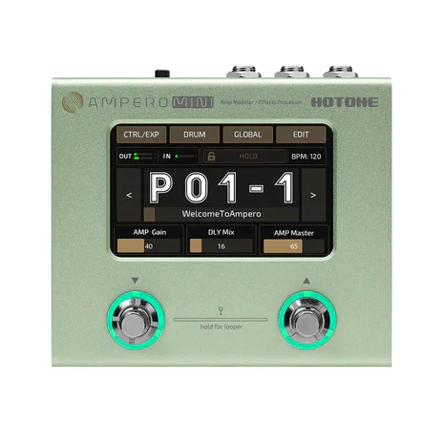 Hotone MP-50MC Ampero Mini Amp Modeler And Effects Processor - Matcha