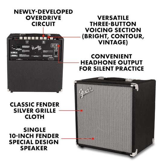 Fender Rumble 40 Watts Bass Amplifier