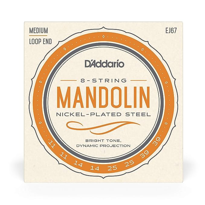 D'Addario EJ67 Nickel Mandolin, 11-39