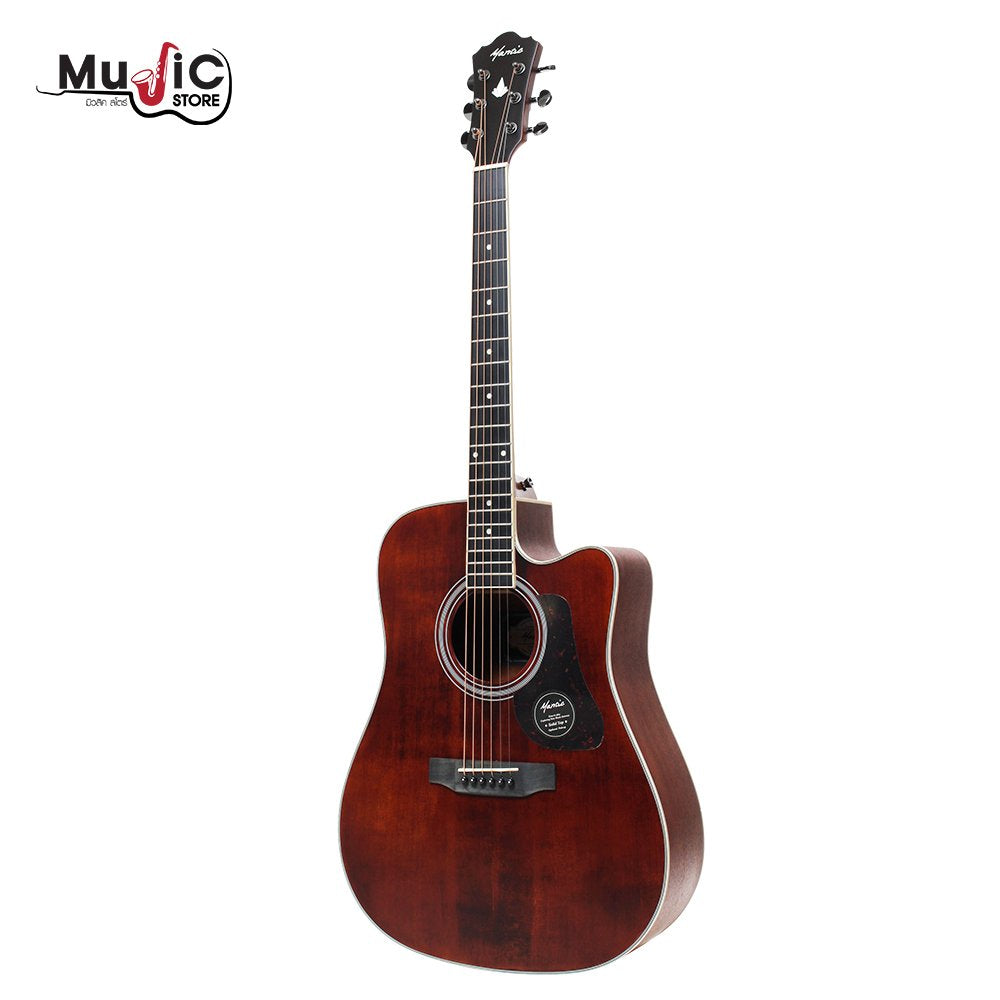 Mantic AG10SC Solid Top Acoustic Guitar - Natural