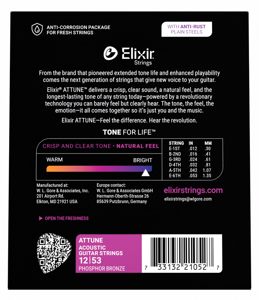 Elixir ATTUNE 21052 Light 12-53
