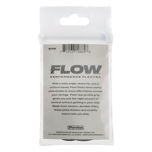 Dunlop 549P 1.14mm Standard Grip Guitar Picks - Pack of 6 - 1.14mm