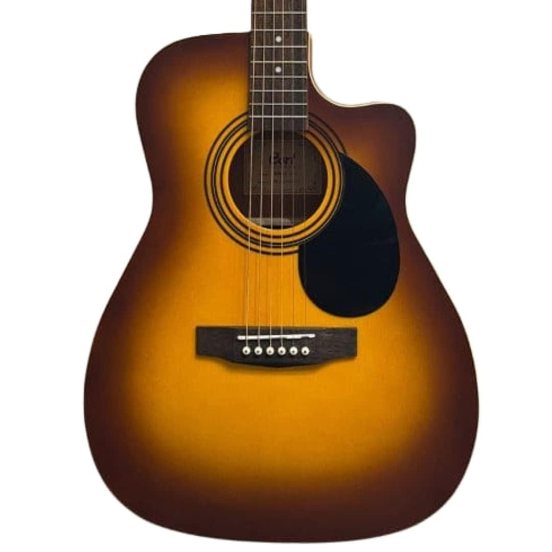 Cort AF500C Standard Series Cutaway 6 String Acoustic Guitar - SSB