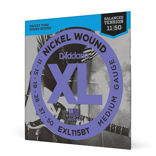 Daddario EXL115BT Nickel Wound Medium Electric Guitar Strings