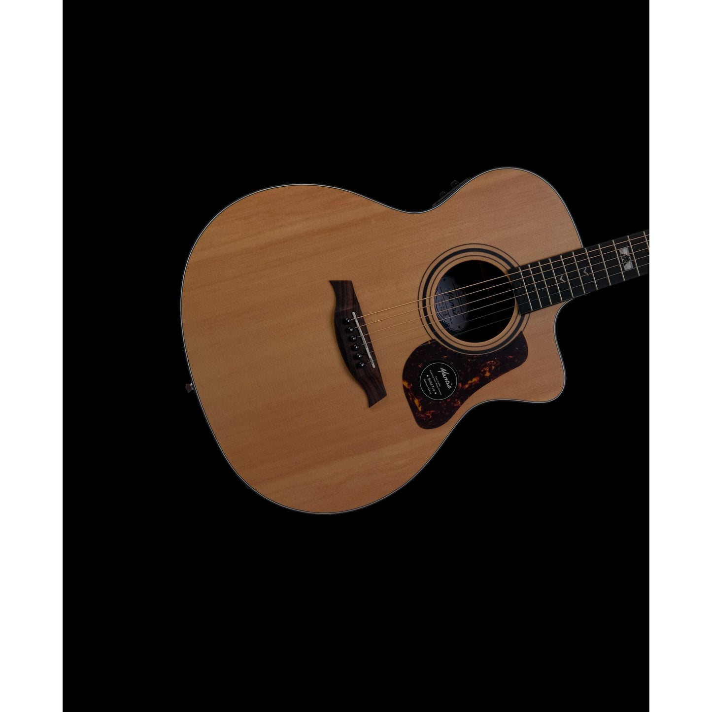 Mantic GT10GC-E Solid Top Semi- Acoustic Guitar with Fishman Electronics - Natural