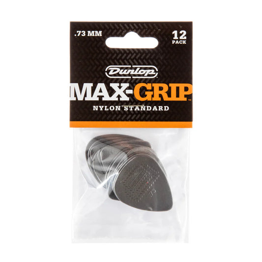 DUNLOP 449(.73) Nylon Max Grip  Standard GUITAR PICK .73 (Pack of 12)
