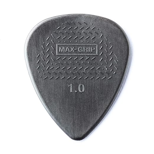 DUNLOP 449P 1.0mm MAX-GRIP NYLON STANDARD GUITAR PICK (PACK of 12)