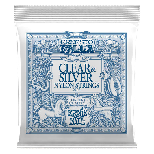 Ernie Ball Clear & Silver Nylon String 2403 (28-42)