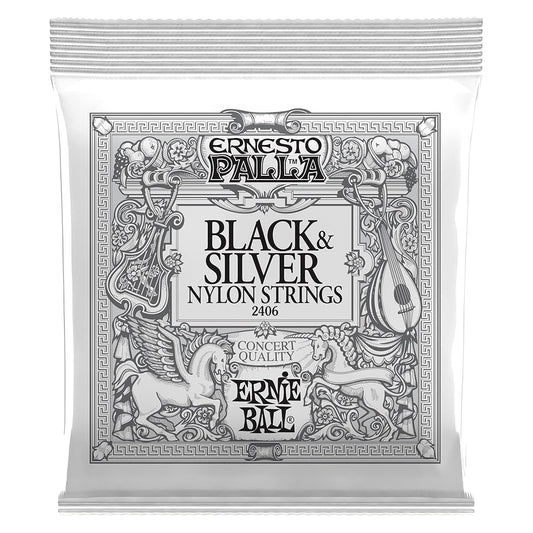 Ernie Ball Black & Silver Nylon String 2406