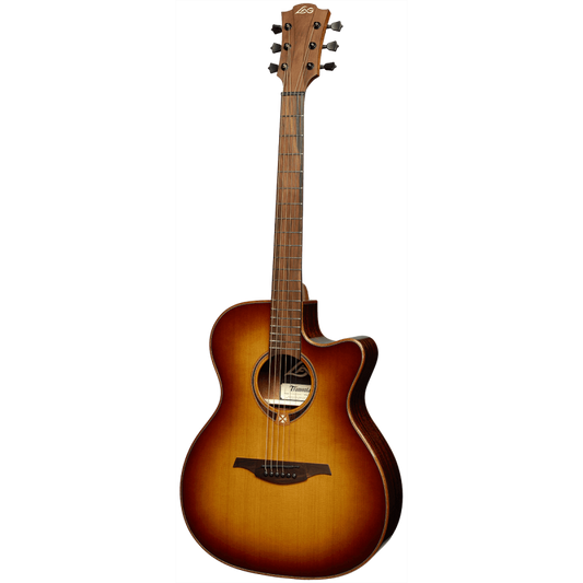 LAG GLA T118ACE-BRS/B Auditorium Cutaway Electro Brown Shadow