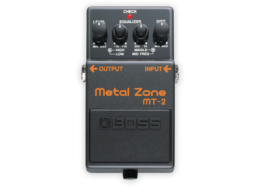 Boss MT-2 Metal Zone Guitar  Distortion Pedal