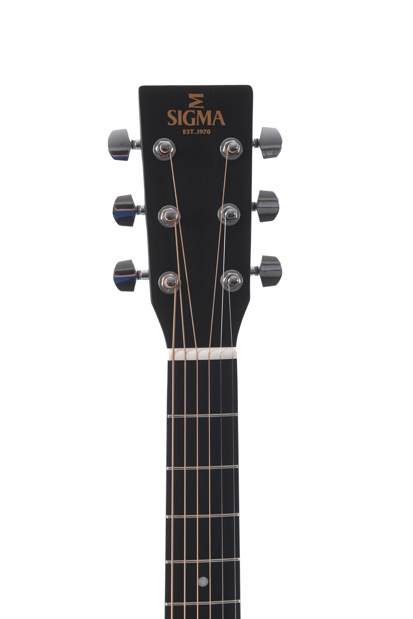 Sigma DMCE-BKB Dreadnought Electric/Acoustic Guitar Satin Black