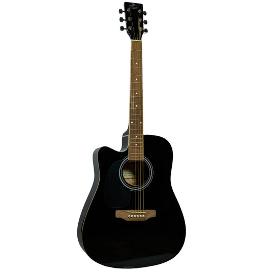 Pluto Acoustic Guitar Lefty HW41CL-201 BK