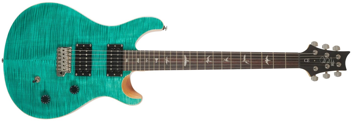 PRS SE CE 24 TURQUOISE ELECTRIC GUITAR WITH GIGBAG