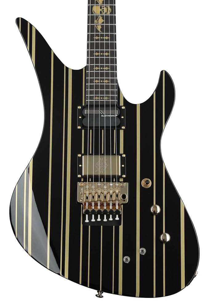 SCH Synyster Gates Custom-S BLK/GOLD (Schecter Electric Guitar)
