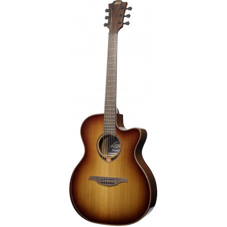 LAG GLA T118ACE-BRS/B Auditorium Cutaway Electro Brown Shadow