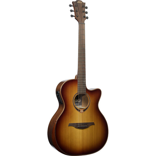 LAG GLA T118ACE-BRS/B Auditorium Cutaway Electro Brown Shadow