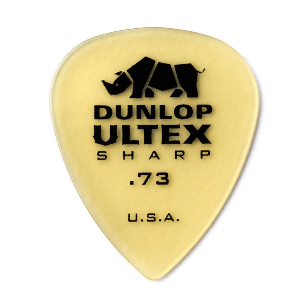Dunlop   433P   Ultex   Sharp   Guitar   Picks   -   Pack   Of   6   -   .73mm