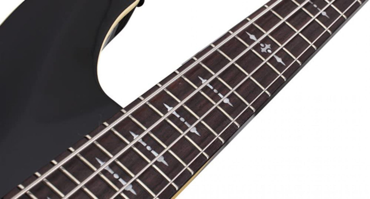 Schecter OMEN-4 4-String Bass Guitar, Black