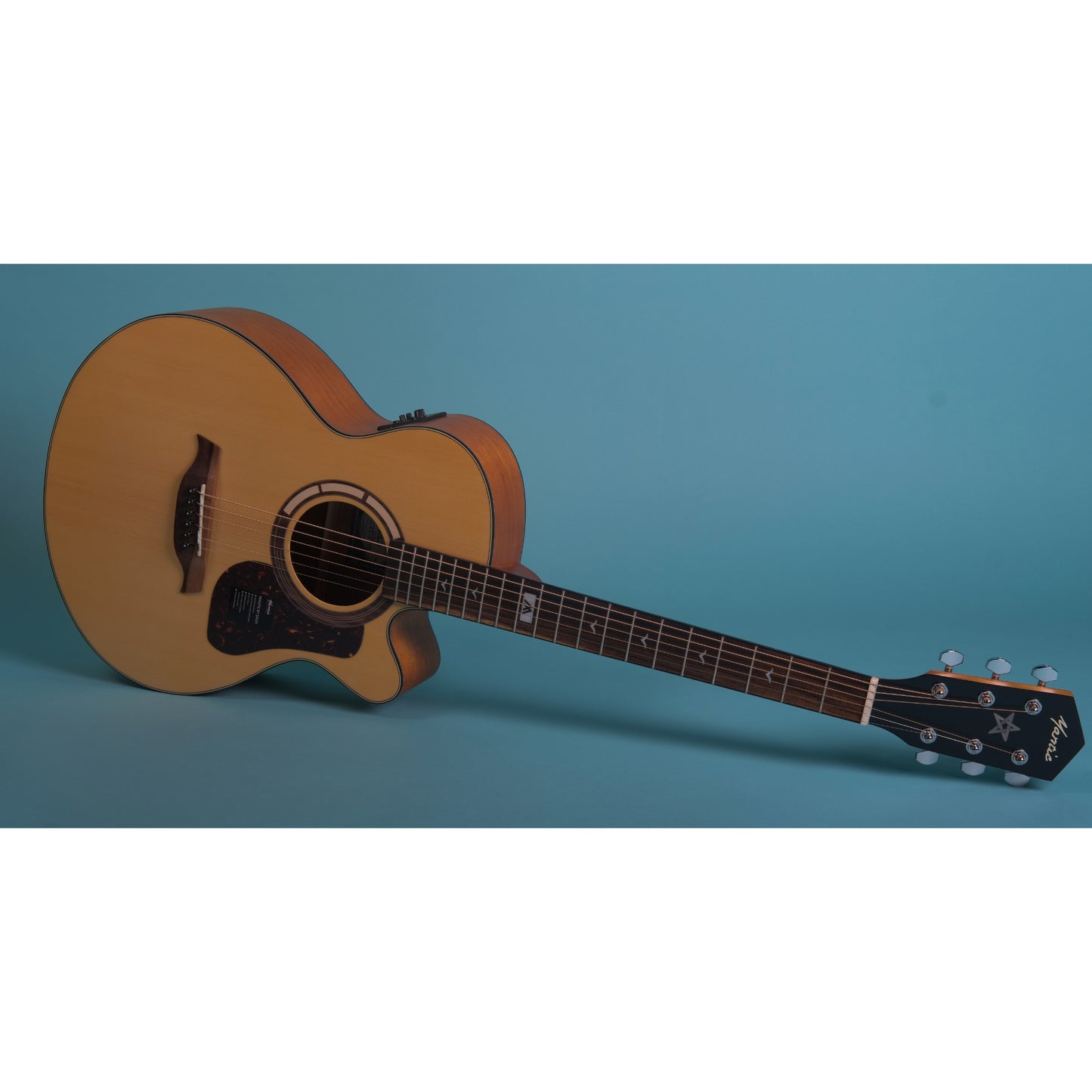 Mantic GT1AC-E Semi-Acoustic Guitar with Fishman Electronics- Natural